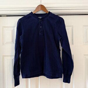 Polo Ralph Lauren navy Henley (sz S)